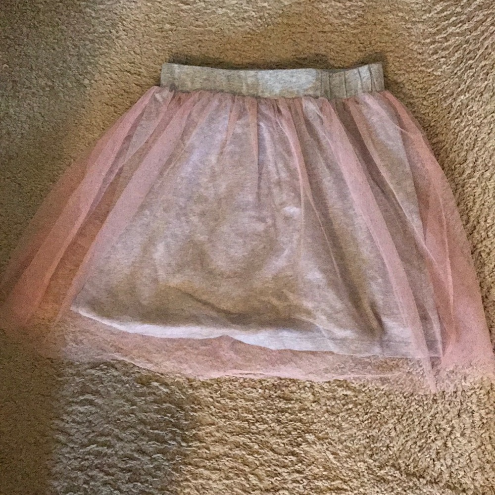 Tulle overlay skirt